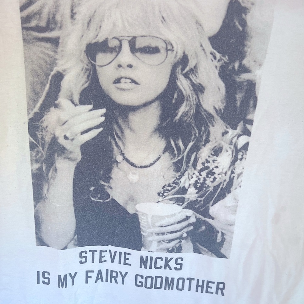 Graphic Tee with Stevie Nicks Print